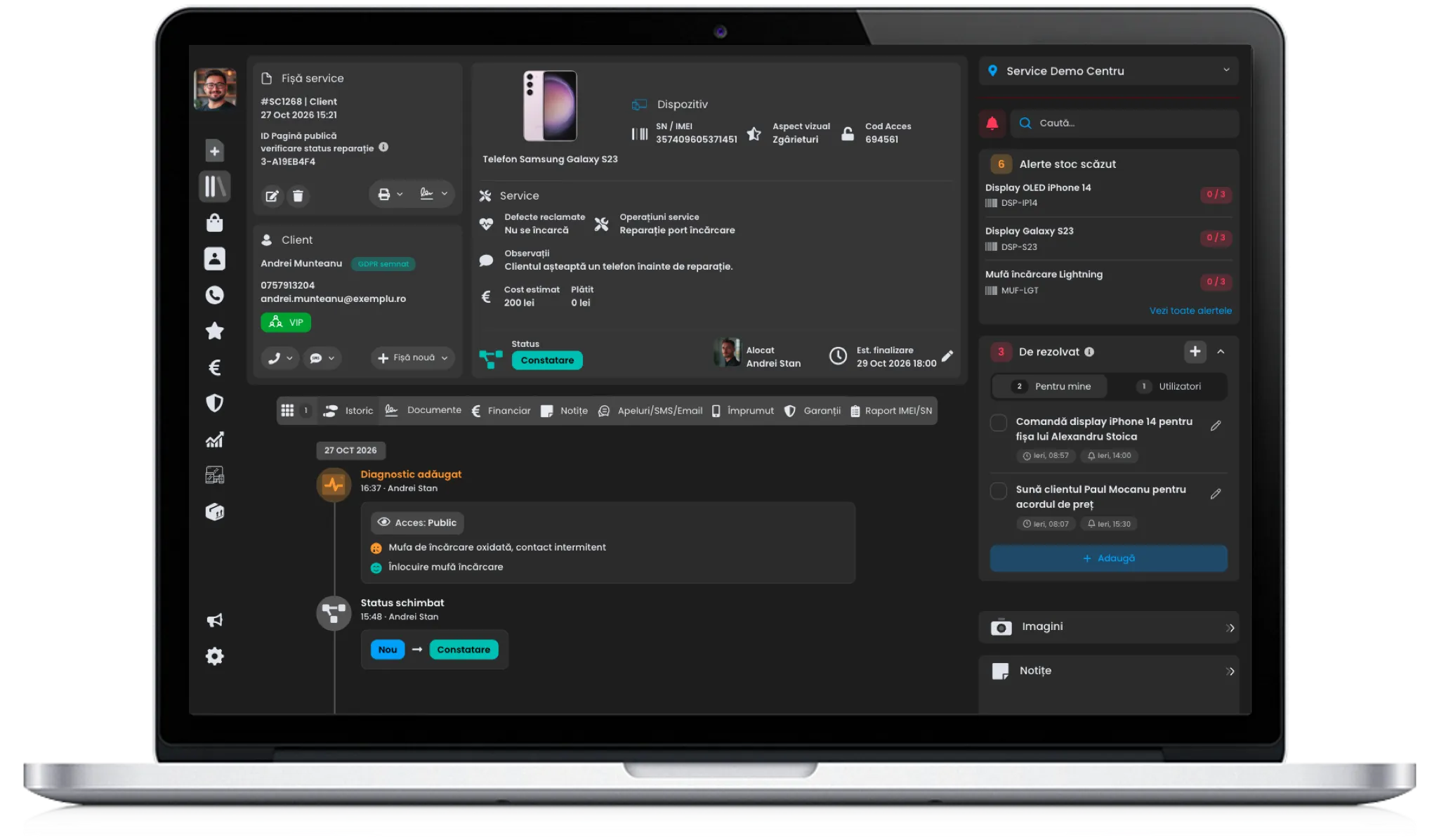 FixFix dashboard